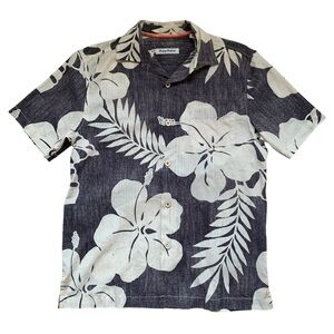 Tommy Bahama Floral Button-Up Hialeah Hibiscus Camp Shirt Men’s Size Small NWT